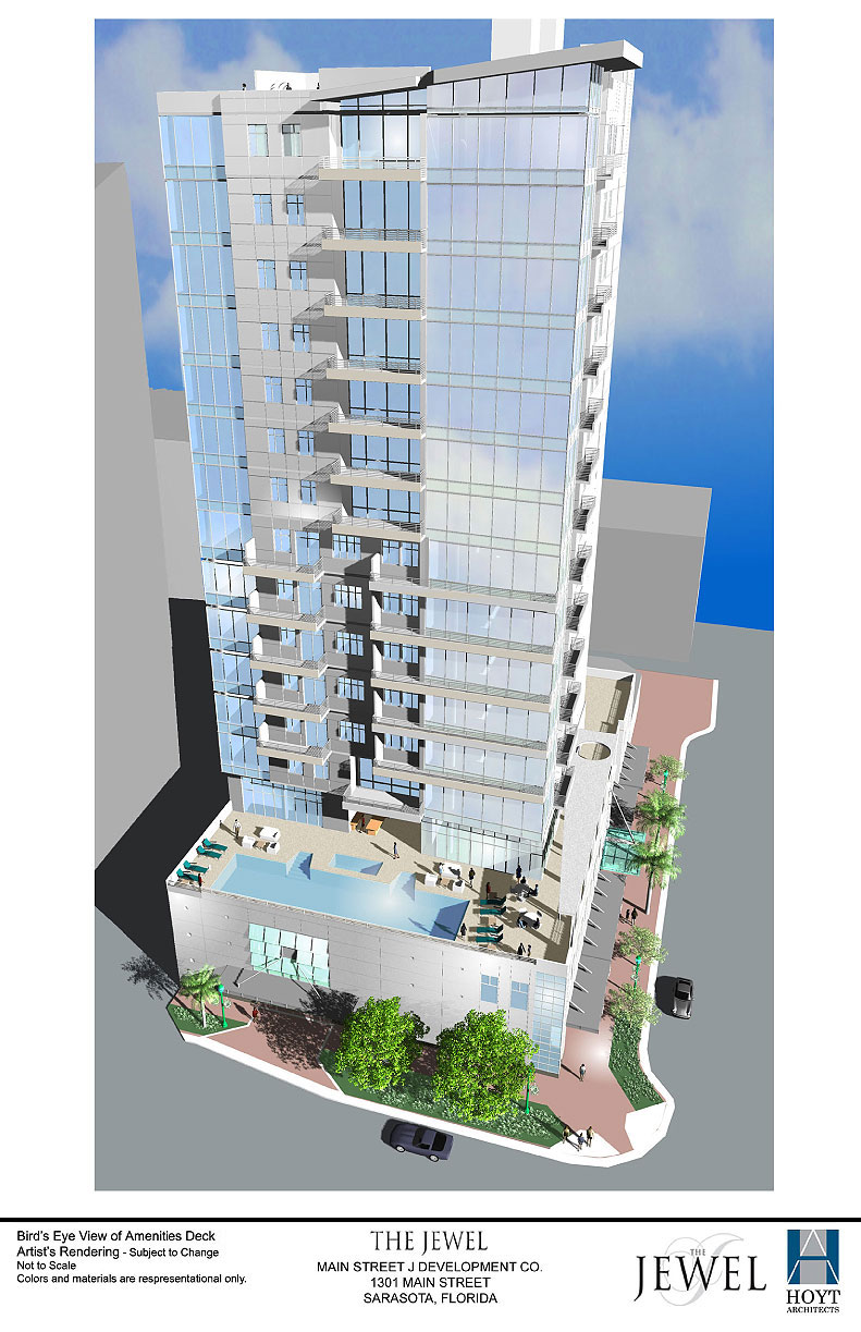 The Jewel Birds Eye View of Amenities Deck