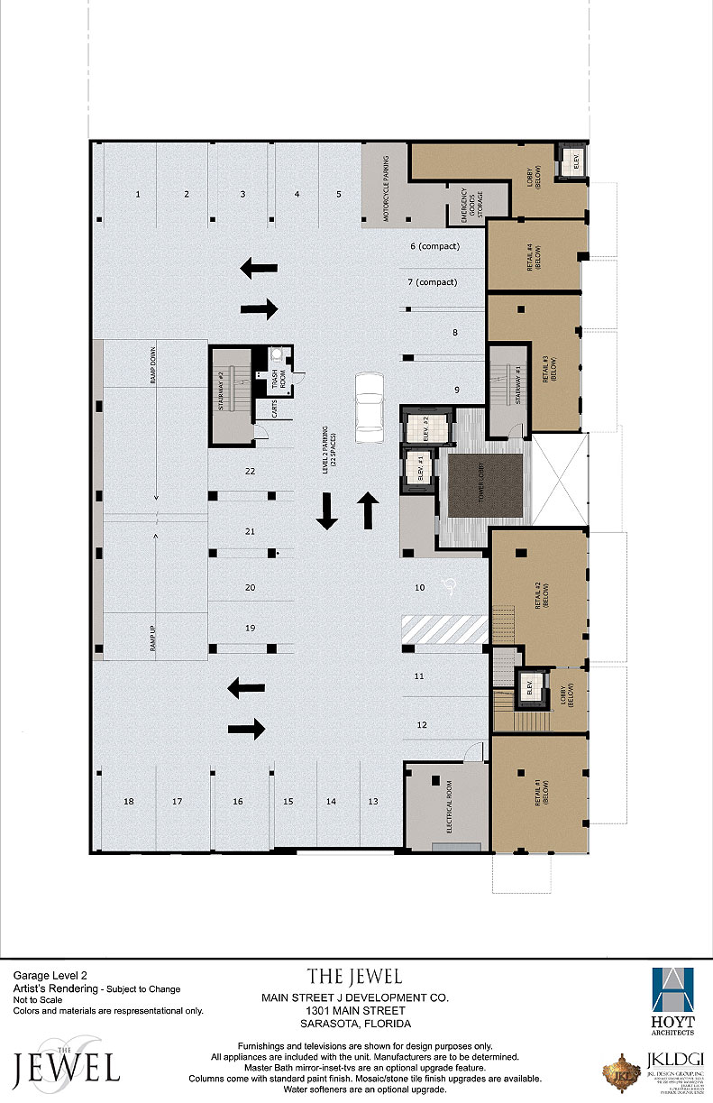 The Jewel Garage Level 2