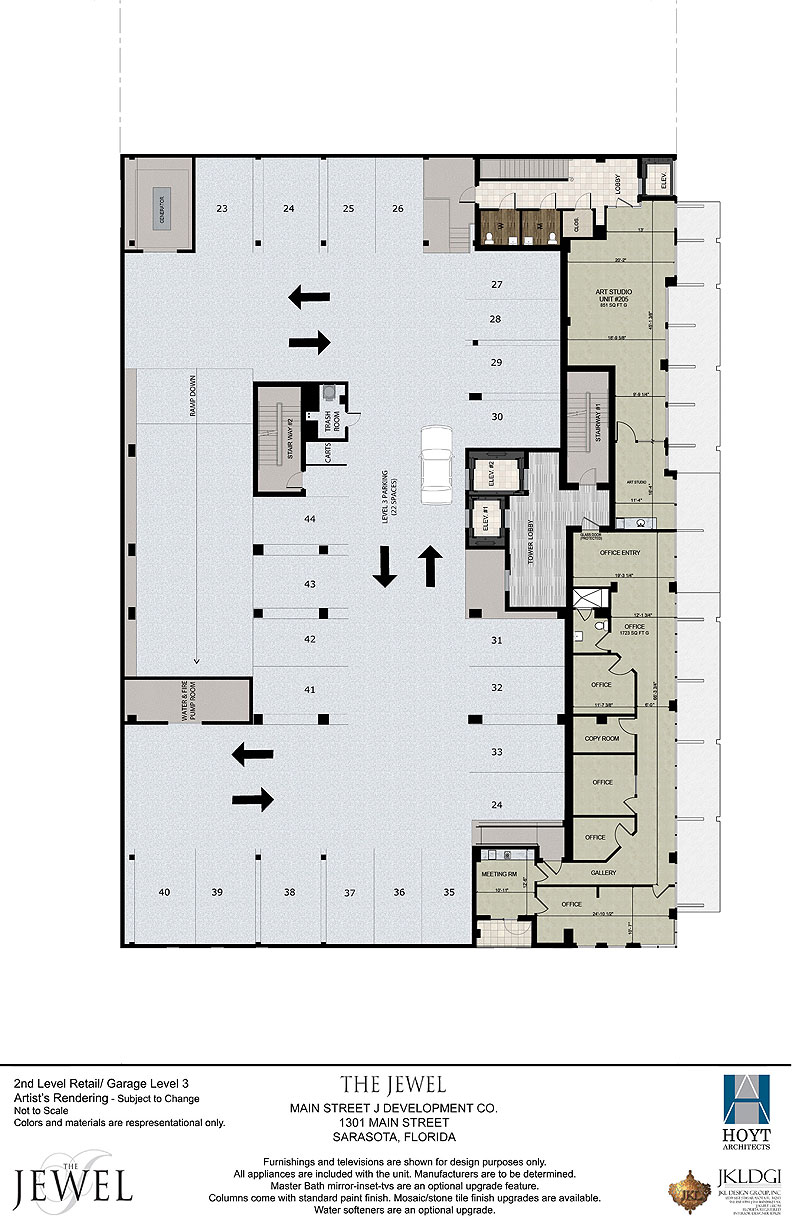 2ns Level Retail Garage Level 3