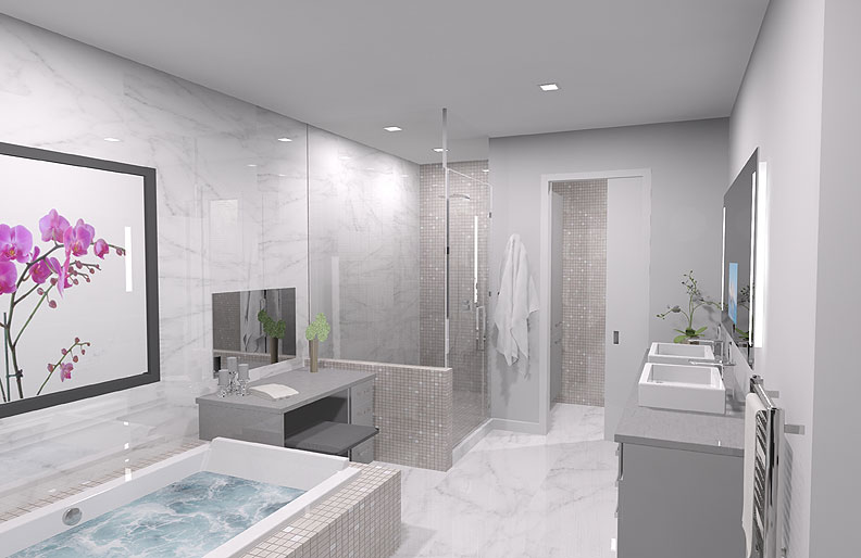 Unit C Bathroom 1